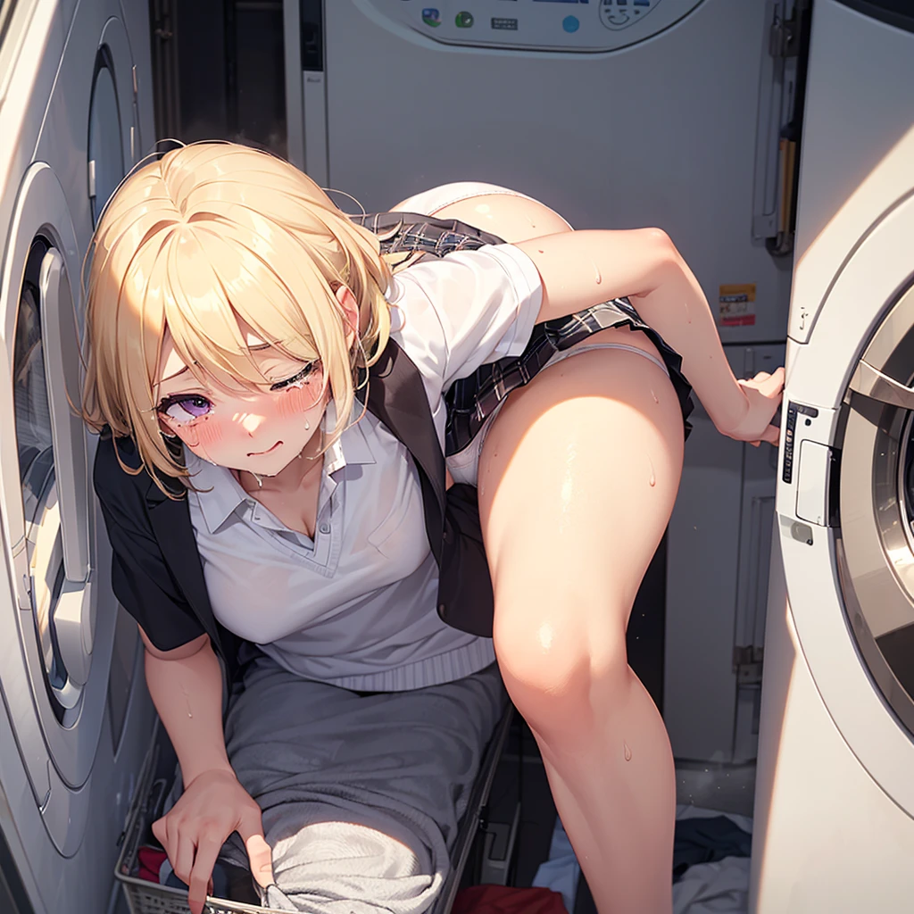 <lora:stuck_in_washing_machine_v0.1:1.2>
1girl, (stuck:1.2), ass, washing machine, bent over, kitasch, looking back,
<lora:sono-bisque_v4.0b:1> kitagawa marin,, masterpiece, best quality, highly detailed