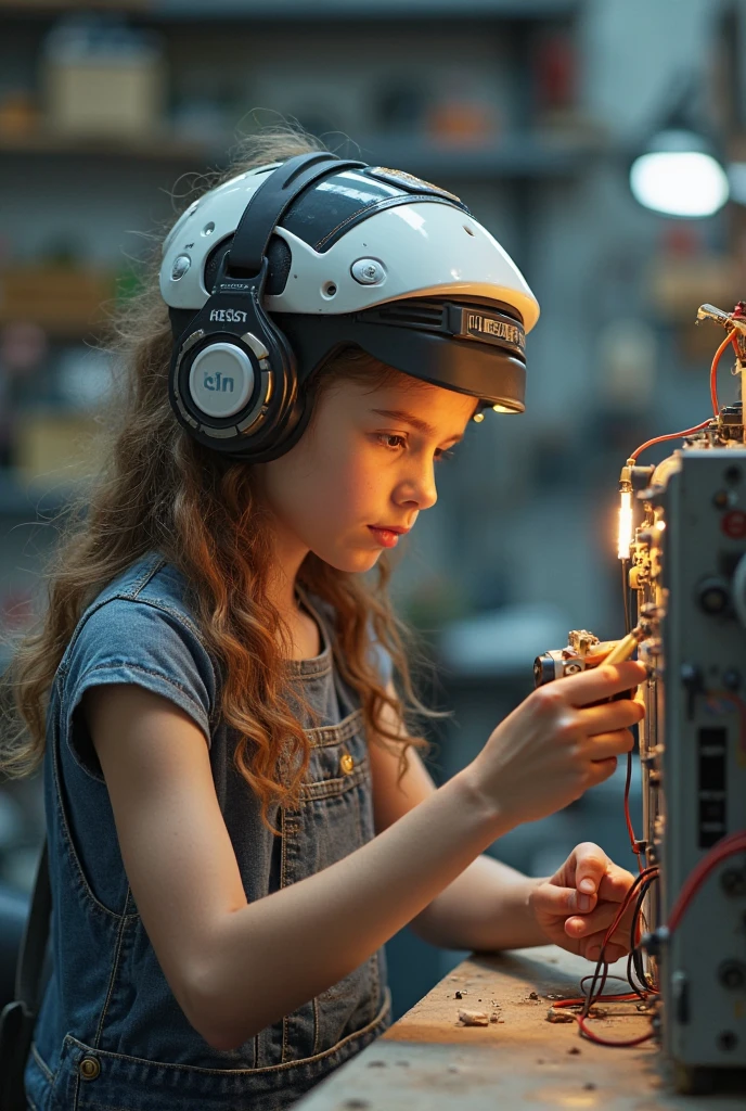 GIRL CHILD 8 YEARS OLD BLONDE HAIR, LONG, CLOSE UP, RUSSIAN STYLE HEADPHONES, BLACK FUR COAT, a closeup of a large pile of yellow barrels with radioactive symbols, nuclear waste, radioactive wastelands, toxic waste, radioactive particles, nuclear wastelands, radioactive, uranium, nuclear, nuclear fallout, post-nuclear, nuclear fashion, post-nuclear fallout,  nuclear energy, future of nuclear energy, nuclear, nuclear art, nuclear reactor, nuclear energy, radiation, toxicity, contaminated