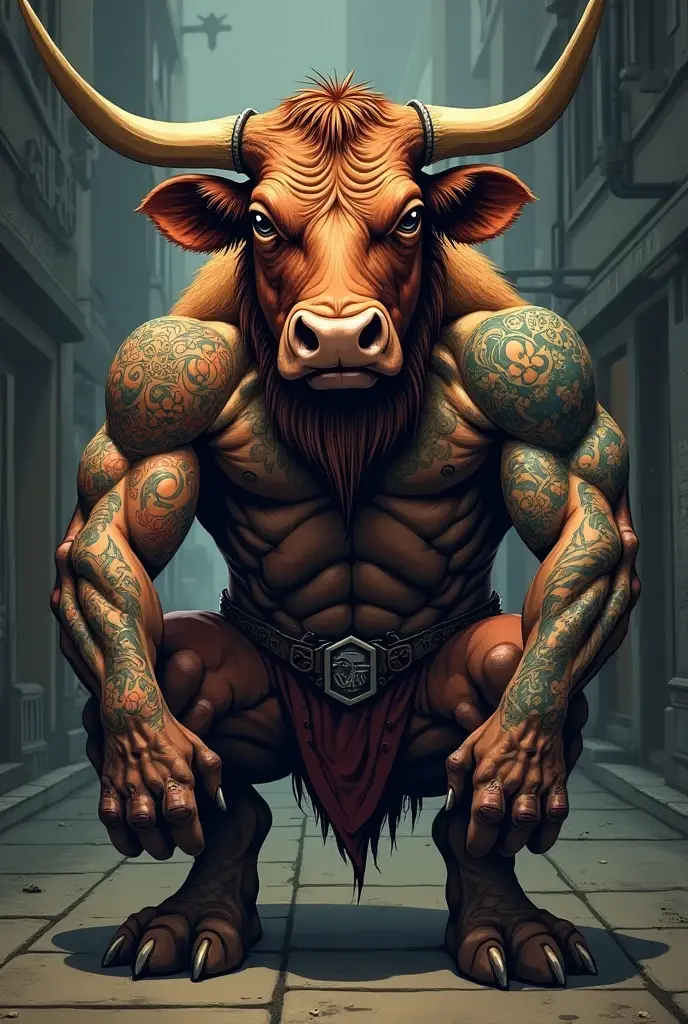 Cow man, exaggeratedly muscular, breasts full of milk, muscular thighs, malicious expression, white fur with black spots, flushed cheeks, blue eyes, farm, nicebulge.