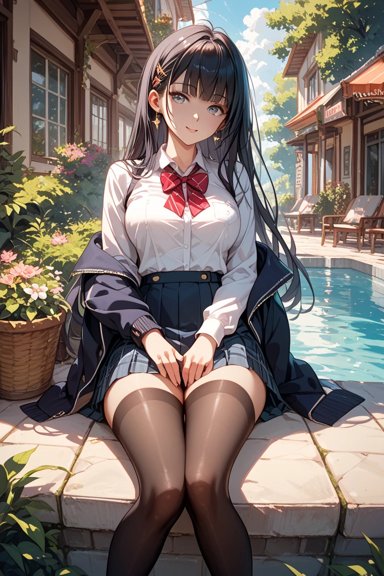 (8K, RAW Photos, 最high quality, masterpiece:1.2), high qualityのRAWカラー写真, Professional photo shoot, Cinematic Light, night、Late night、alone, (((young woman, Gal))), (Sharp features), (Small face), (Skin with attention to detail:1.2), clavicle, Cute face, Beautiful appearance, Long eyelashes,Girl Turning Around,, (Black Hair, Long straight line), high school student, cardigan, High School Uniform、, White shirt, mini skirt, night Park, Birds chirping, Embarrassing, sad, Artistic painting,Attractive thighs, loafers:1.2, (Very fine touch:1.2), (Watery eye), sad雰囲気, Oil painting style, Dark colors, (Are standing:1.5, lean on a tree, Full body portrait), Smooth texture, Gazing Eyes, Beautiful Skin, Shiny skin, ((Perfect Fingers, Five Fingers, Anatomically correct)), Background Blur, high quality, Surreal, ((Very detailed, photo shoot)),(Cover your face with your right hand、Left hand grabs skirt),,(((Skirt flip、Sexy panties)))、blush、Embarrassing、They hesitate、Look down、avert your eyes、Full Body Shot、((Hide your face))、Embarrassed、Thick legs、、glamorous、Skirt Lift、Have a skirt、Bend your knees and squat
