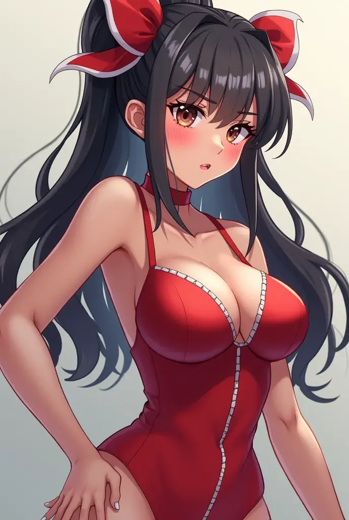 taihou, sexy, huge breasts, smile, happy