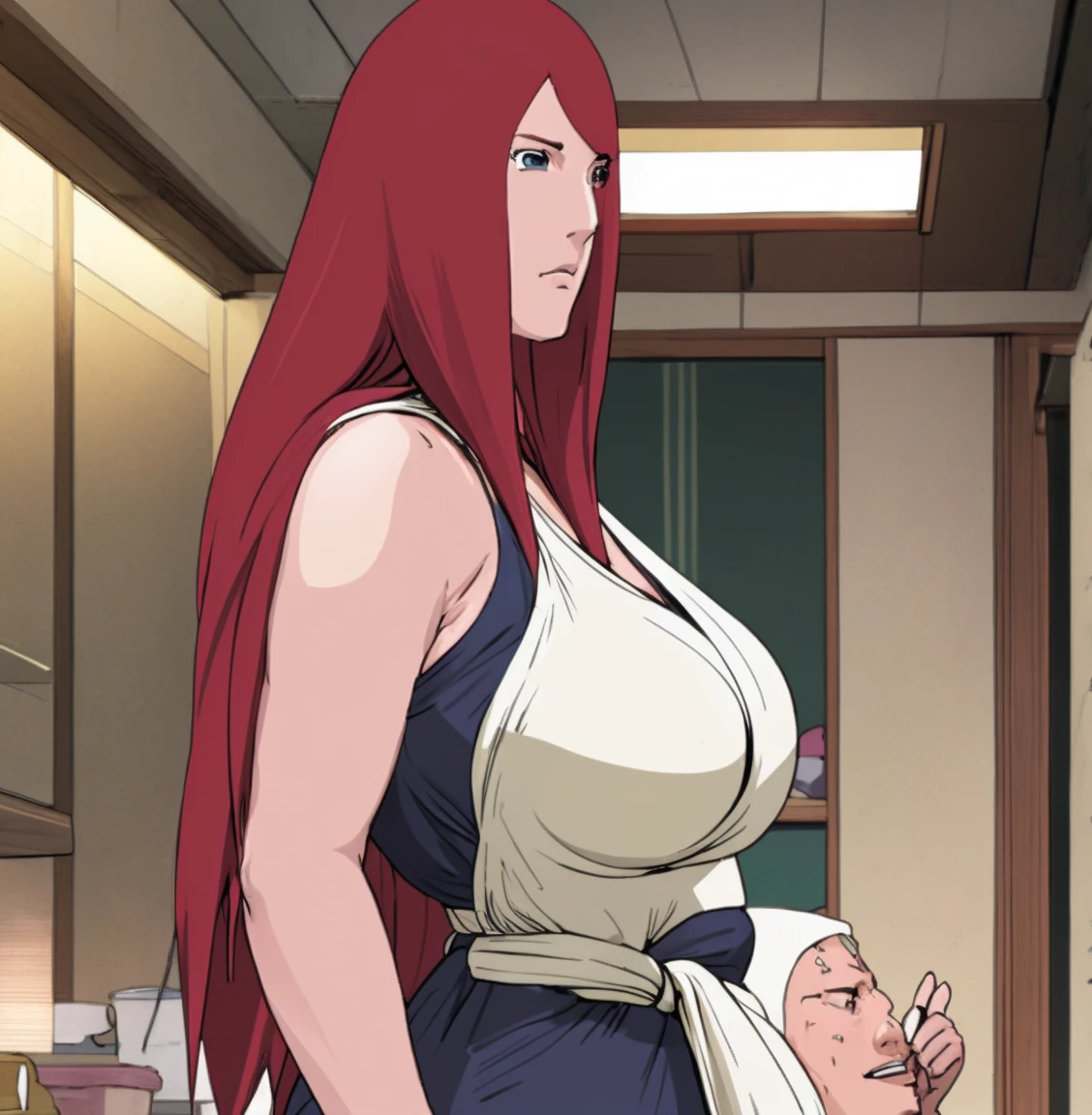 Redhead milf Sakuraa riding raikage's dick ,woman on top,riding on dick,riding a Balck man,milf,fat ass,big breast,riding sex,Kushina riding on raikage's dick ,,woman on top,cowgirl sex 
