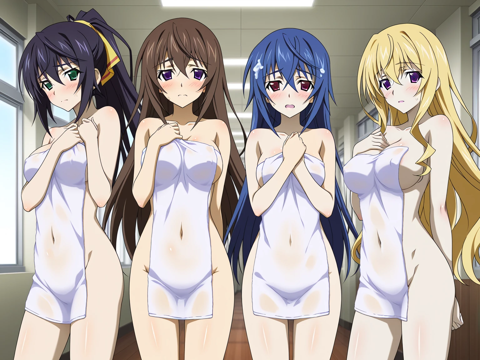 3girls, solo,akashi kaoru,nogami aoi,sannomiya shiho 8k, masterpiece, absurdres, anime,(completely nude:1.2),pussy,niplles,(Loli kid),flat chest,vaginalsex,