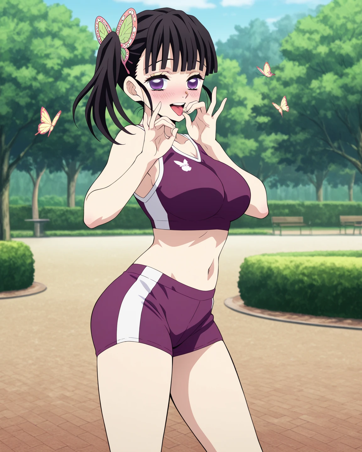 American girl milf of 18, video gamer, wearing tranparent short T-shirt, black hair, ((blush: 0.8)), natural skin texture, 4K textures, highly detailed, insane details, faint colors , ((long wavy hair)), ((smile on face: 0.4)), (no panties: 0.2), ((looking directly at the camera)), ((tilted head: 0.8 )), ((large breasts:1)). ((full body:1)),cheerfall background