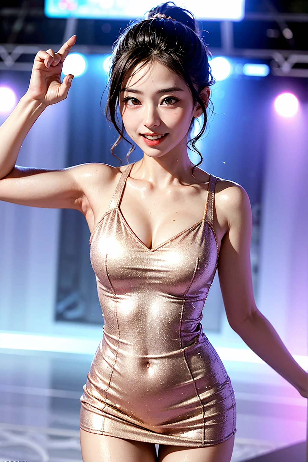 ((half body photo)),(sun in the sky:1.3),( Big tits, Big cleavage), (Small waist, slender legs),(random standing pose),bikini,1 girl posing nude, european beauty, perfect beautiful gamer girl, (((10yo girl))) ,( perfect big breasts), Long straight hair、Swaying bangeautiful platinum blonde hair, gamer headphones, in a gaming chair, perfect beautiful ass, perfect beautiful nude ass, (((perfect beautiful open legs))), (((perfect detailed open wide ))), perfect beautiful arms, perfect beautiful body, beautiful detailed young face, perfect hands, five fingers, ((wet Shiny oiled skin)), (Shiny skin), in a dark lights bedroom, gamer room, Very beautiful and pretty girl、White shiny skin、large blue Shiny eyes、(Over the knee neón light red transparent latex stockings), ((shiny neón light black latex stockingagazine cover)), masterpiece, ( high resolution), (Realistic), (8k)., Film Still, Perfect Lighting,