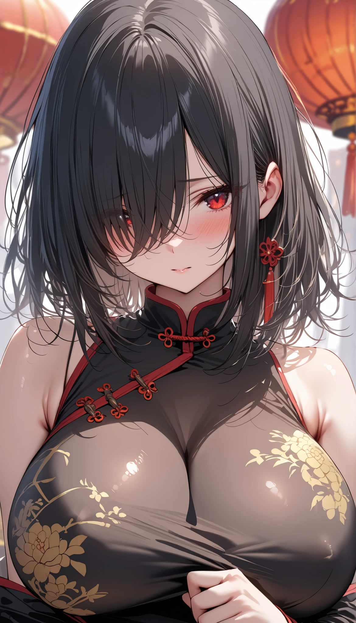 (obra maestra, calidad superior, Mejor calidad, arte oficial, Hermoso, cosmic, atmospheric, Psychedelic, dreamlike, Shinto shrine and aesthetics:1.2), (1 chica, neon black hair, orejas de gato, Hermoso kimono con capucha inspirado en Harajuku y muy detallado., toneladas de tatuajes y piercings, super huge huge naked tits and exposed nipples, escote mostrando, gigantic explosion of her kimono), extremadamente detallado,(fractal art:1.3),vistoso,more detailed, flores de cerezo ondeando al viento
