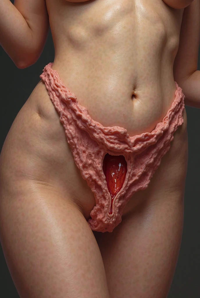 Woman's vagina leaking milk