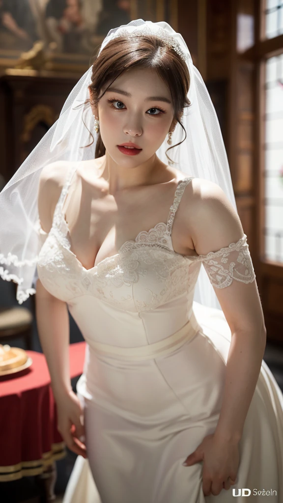 (best quality, masterpiece:1.2),ultra detailed,(photo realistic:1.4),solo,cute girl,seethrough_wedding_dress, <lora:SeethroughWeddingDress_v1:0.5>,