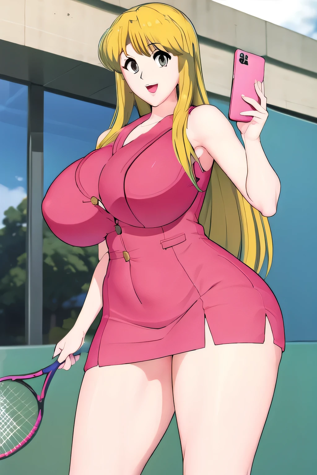 long blond woman in the park，An important woman looking straight at me and smiling，can you draw a pink miniskirt more delicately，ピンク色の制服    Can you draw a woman     looking back and smiling，Panchira,Beautiful legs,amazing thighs ，Touch people's breasts at work，，    Can you draw a woman    、Players playing tennis on a tennis court，light blue panties，，pleated micro miniskirt，，，，素Transparent thighs  ，Beautiful legs，Sneakers，，only，，big breasts but thin waist，素Transparent thighs  ，Beautiful legs,優しいsmiling Yang  ，Players playing tennis on a tennis court、Don't cut out her expression，， ，her amazing thighs taking selfies in the mirror，draw an expression that makes her big breasts look even bigger，can you draw big breasts with a big bust costume，pleated micro miniskirt，，animated CG，優しいsmiling Yang  ，Women who enjoy tennis，，can you draw a woman looking back and smiling，is standing，，View from Below，light blue panties，Transparent thighs  ，Beautiful legs，smiling Yang    ，Can you draw a View from Below，works without faces are meaningless, so I'll delete them right away，