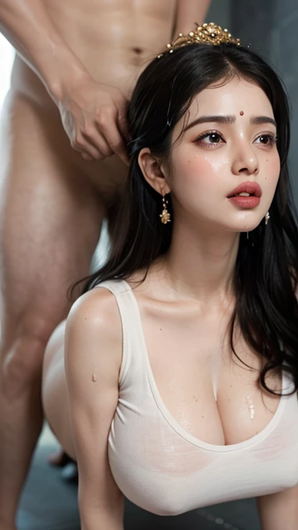 4K,((Highest quality)), ((masterpiece)) , BREAK,((((one girl)))),(Gaunt:1.2),(detailed),((in the living)),((One girl)),((nude)),naked,((17 years old)),((flat chest:1.6)), (stare at viewer with stern eyes:1.5),((one girl)),(bitting own lip:1.1),(angry:0.9),nose blush,(shamefull:1.2),(bob cut hair),surprised, ((beautiful realistic face)),((intricate choker necklace)), ((intricate earrings)), beautiful korea women, beautiful young south korea women, young and adorable korean faces, gorgeous young korean women, korean girls, girls cute beautiful faces, korean female idol portraits, young and cute asian faces , cute natural anime faces, asian cute faces,((finely detailed face)),((symmetrical eyes)),((glistening eyes)),((glistening eyes )),((large eyes)),(( pretty eyes)),(detailed),Perfect Face,((One girl)), ((clear eyes)),((show nipples)),((beautiful skin)),(don't wear anything) ,(((show nipples))),(upper body),((naked)),