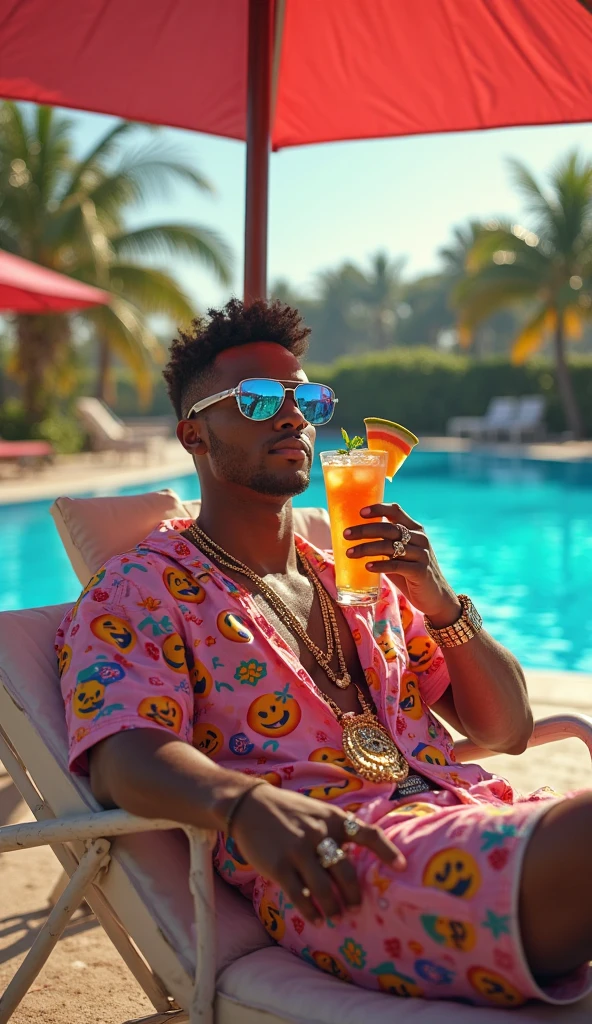 African men promoting energy drink (brand name is Turbo Thirst) campaign