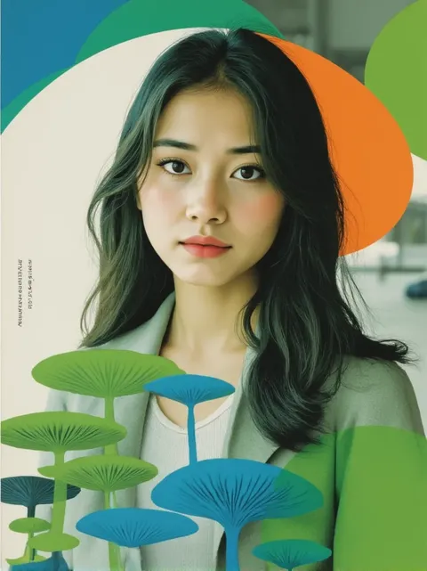 Stile di pittura di piante neo-geometriche