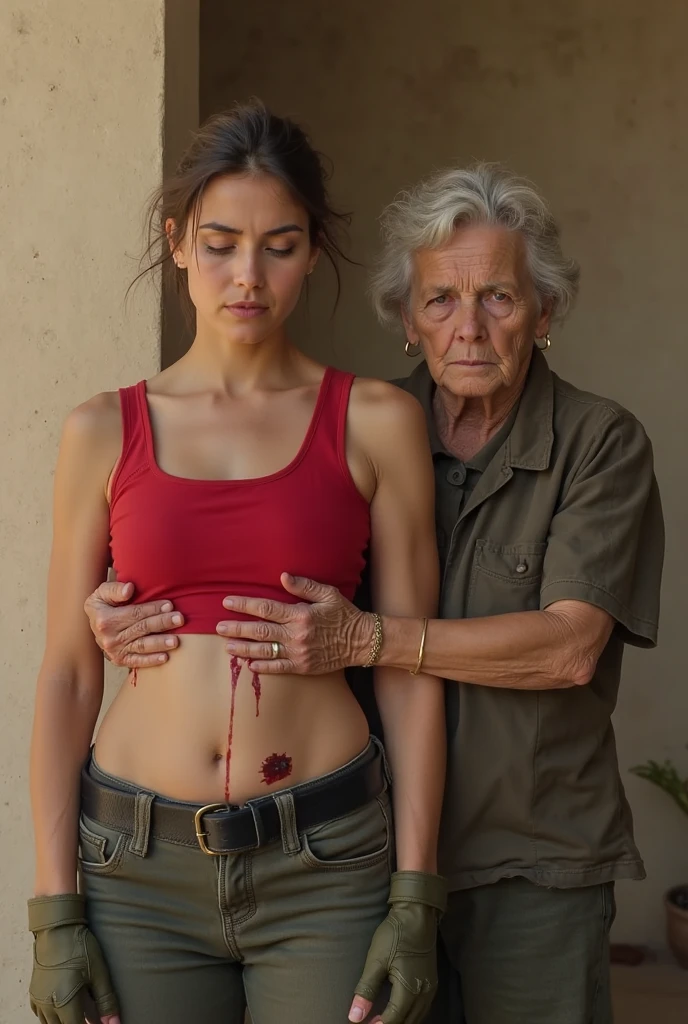 (Realistic:1.4), analog photo style, depth of  field,  Vivid colors, fragile, vulnerable, female reaper, sad, worried expression, looking away, professional photoset in post-apocalyptic style, insanely detailed, intricate wasteland  landscape background,  (((masterpiece))), top quality, 8K, ultra high resolution, high contrast, low saturation