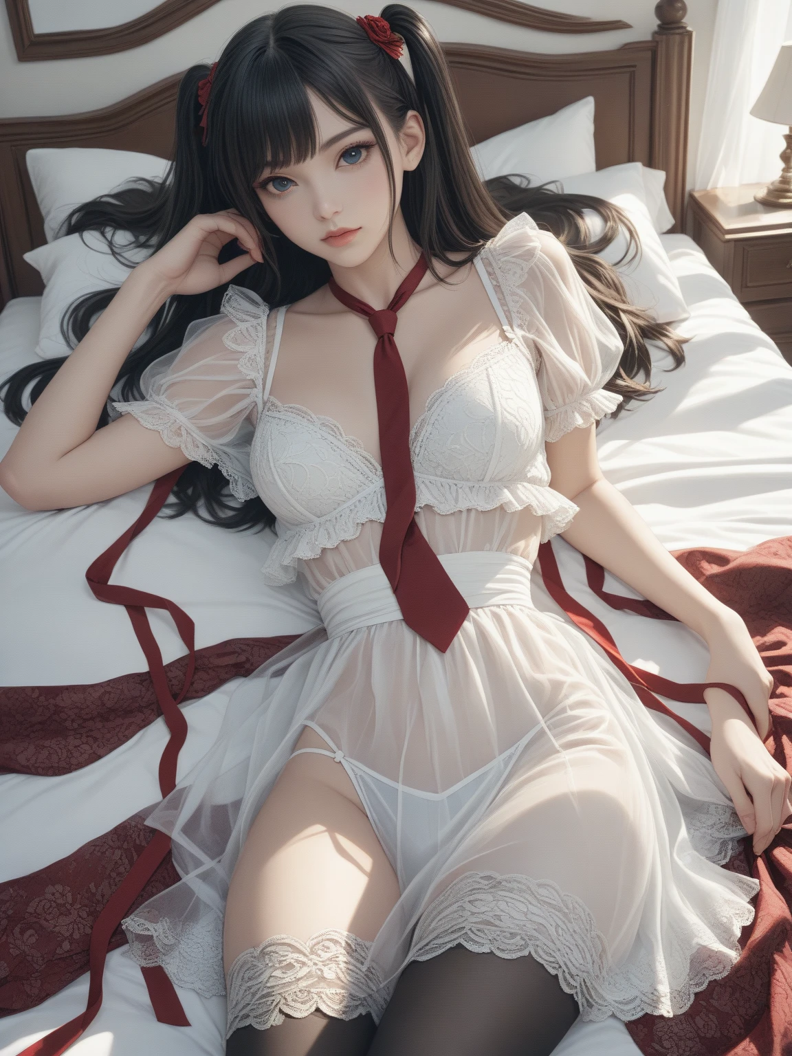 see through white shirt，White ass pantyhose，White stockings，Thick white pantyhose，thick white dance socks，without wearing shoes，Colossal tits，hip is cocked，super detailing，hyper HD,A high resolution,1080p,Anatomically correct，Acura，body coordination，Portrait photos，slender thigh，Delicatemakeup，Best quality, tmasterpiece, 超A high resolution, RAW photos, Beautiful and beautiful,deepshadow, (realistically:1.4), full-body composition, Striking perspective.Shirtless