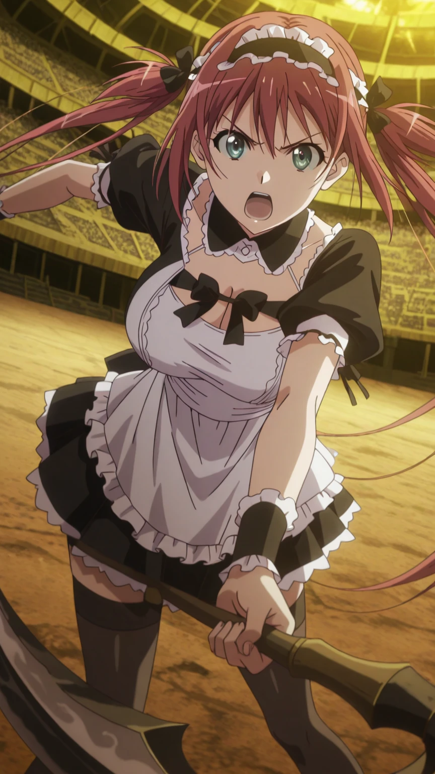maid headdress, (Very detailed CG ユニティ 4k 壁紙),(masterpiece),(Highest quality),(Very detailed),(Best illustrations),(Best Shadow),(Absurd),(Detailed Background), Misaki Ayuzawa, One girl, alone, Maid clothes, Day, Black Hair, Long Hair, ((((chain leash, collar, viewer holding chain leash, On all fours, Put your hands together, animal collar connected chain leash)))), ((((((dimpled smile, full face blush, sexual ecstasy smile, fucked silly, vulgarity, saliva, evil grin)))))), perfect female body, medium breasts, gleaming skin, oil skin, shiny skin, sweat, wet skin, (((blindfold))), frill skirt, black dress, thighhighs, big eyes,