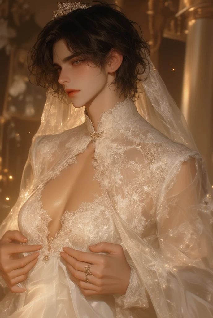 (Canon RF85mmf/1.2), (8ก, RAW Photos, Highest quality), (masterpiece), (Realistic, photograph Realistic), (Very detailed, Very detailedな, Best image quality, Amazing details, High resolution, Very detailed, Very detailedな, Very delicate and beautiful work.), Beautiful girl with details, Solo Girl, ((Perfect shape)), Very detailed eyes and face, White skin, Noble Beauty, ((Fine texture, Hair follicle)), Perfect Anatomy, Beautiful details down to the last detail., Delicate face, (Slim, narrow waist, Very big ass), (The chest size is small、Big Breasts、), (lift:1.3), (Cute Face, Eyes full of soul, Glowing Eyes), (Beautiful and clear eyes), (Tie your hair in a big bun.), (smile:1.0), (Attractive look), (attractive appearance), ((Sexy pale orange see-through queen lace dress:1.4)), (crown diamond gear), (Diamond Necklace, Diamond Earrings), ((I saw a tall palace in the middle of the night., moonlight)), Physical Rendering, Realistic light, (((Upper Body:1.3))), ((View the viewer:1.3)), ((stand)), ((from the front))
One Japanese girl, She smiled brightly,
Very detailed, dynamic post, Dynamic Angle, Cowboy Shot,Orange Range Lingerie、Orange underwear、Breast in pregnant women、Breast milk dripping from lingerie、round face、Big nipples、Chubby、Very large breasts、Swelling in the groin area、