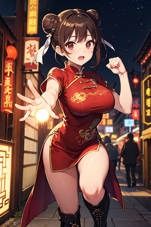 leifang, 1girl, long hair, blush, lipstick, jewelry, earrings, masterpiece, best quality, highly detailed, a anime girls in china dress with navel cutout holding a gun
posing for a picture, navel cutout, crop top, china dress, ecchi anime style, evil smile, open mouth,
smile, anime girls, ecchi style, ecchi, digital anime art!!, in anime style, official artwork, (nsfw) not safe
for work, beautiful anime girl, anime style 4 k, pelvic curtain, exposed belly, exposed navel, exposed
midriff, exposed lower belly, holding a gun, chinatown, outdoor,street,road, navel piercing