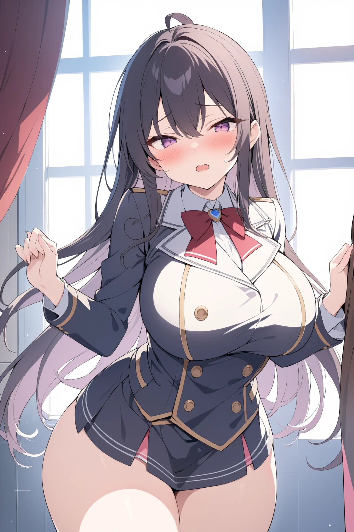 ((Extremely huge breasts girl, )),