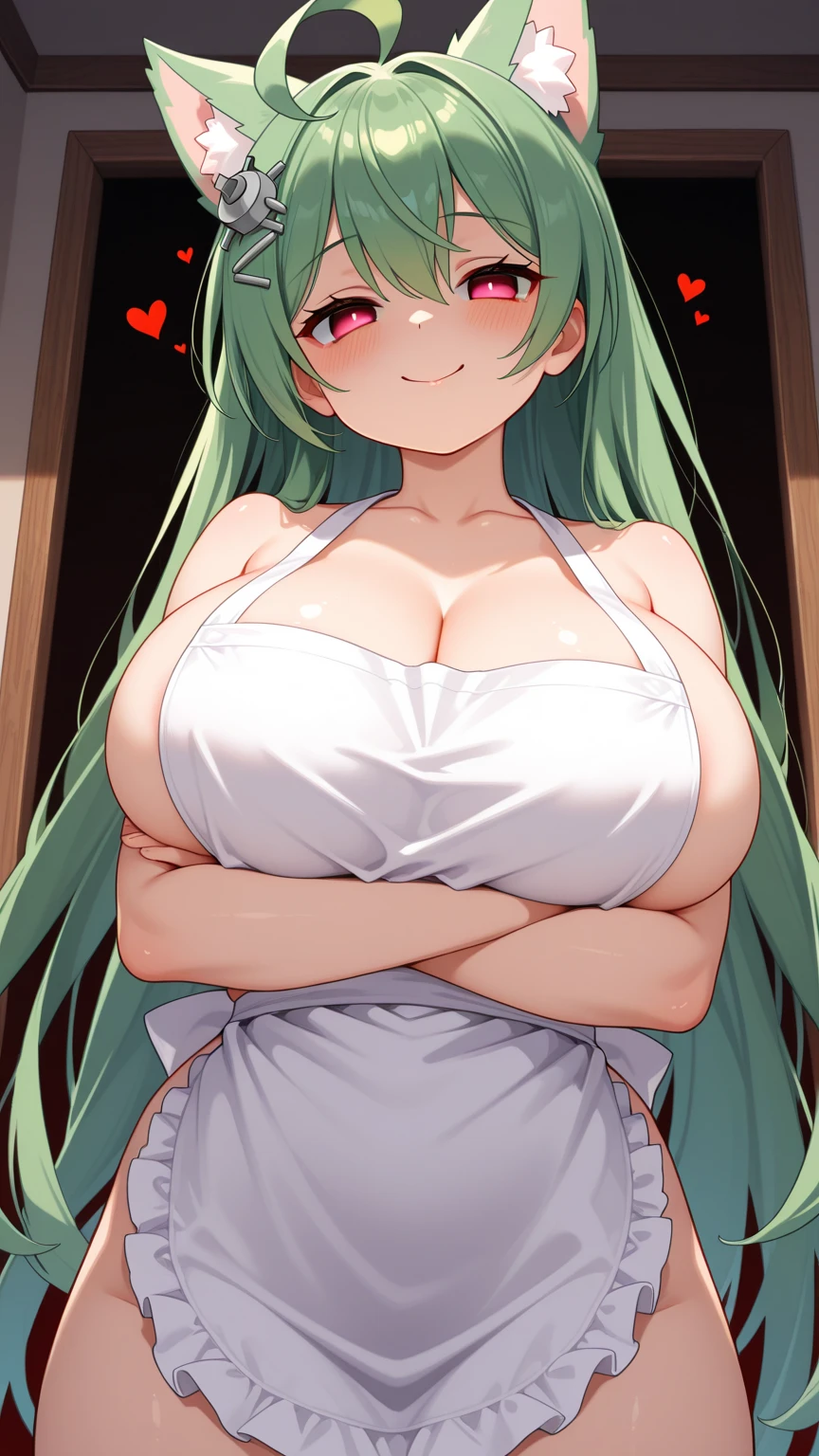 (2000's anime, retro art style, cel anime, clean brush stroke, masterpiece, best quality, highly detailed, perfect anatomy), Interior of abandoned concrete building background, 1girl (solo:1.5), Code Geass, C.C, eyebrows visible through hair, light green color very long hair, yellow eyes, half opened eyes (beautiful detailed eyes:1.2), look at viewer (caring look:1.5) (shed tears:1.5), open mouth (sticking out tongue:1.0) (mouth drool:1.0), dutch angle, blush, full body, full nudity (completely nude:1.5), skinny arms, gigantic breasts (alternate breast size:1.5), long pointed breasts (natural saggy tits:1.5), wide areolae (ebony color areolae:1.5), puffy areola (nipple buried in areola:0.0), bdsm, blindfold, bondage, bound arms, bound legs, breast bondage, pussy juice, estrained, red rope, shibari, 巨乳, 長乳, 