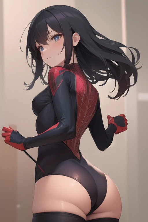 ((velocity)),Attacked by farts, (((Women farting))),(girl farting),velocity,)(female),(her butt facing screen and squatting)),(ass grab),(blackhair),(anime girl),(masterpiece:1.2、top-quality, best-quality)、(the Extremely Detailed CG Unity 8K Wallpapers、ultra-detailed、Best Shadows)、(Detailed background)、(The best lighting、extremely delicate and beautiful)、depth of fields、1girl in、upward looking gaze、(1girl:1.3), Solo, (((Very detailed face)))), ((Very detailed eyes and face)))), Beautiful detail eyes, Body parts__, Official art, Unified 8k wallpaper, Super detailed, beautiful and beautiful, beautiful, masterpiece, best quality, original, masterpiece, super fine photo, best quality, super high resolution, realistic realism, sunlight, full body portrait, amazing beauty, delicate face, vibrant eyes, (from the front), She wears Spider-Man suit, red and black color scheme, spider, very detailed city roof background, rooftop, overlooking the city, detailed face, detailed complex busy background, messy, gorgeous, milky white, highly detailed skin, realistic skin details, visible pores, clear focus, volumetric fog, 8k uhd, DSLR, high quality, film grain, fair skin, photo realism, lomography, futuristic dystopian megalopolis, translucent