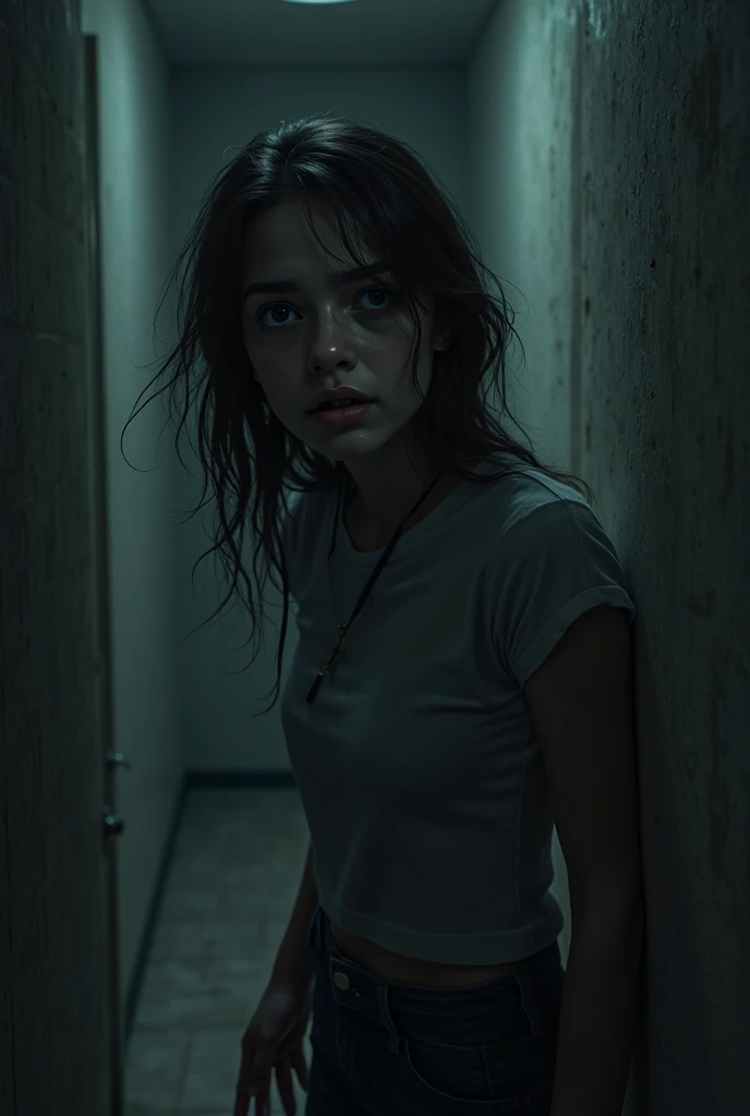 A women locked in room
