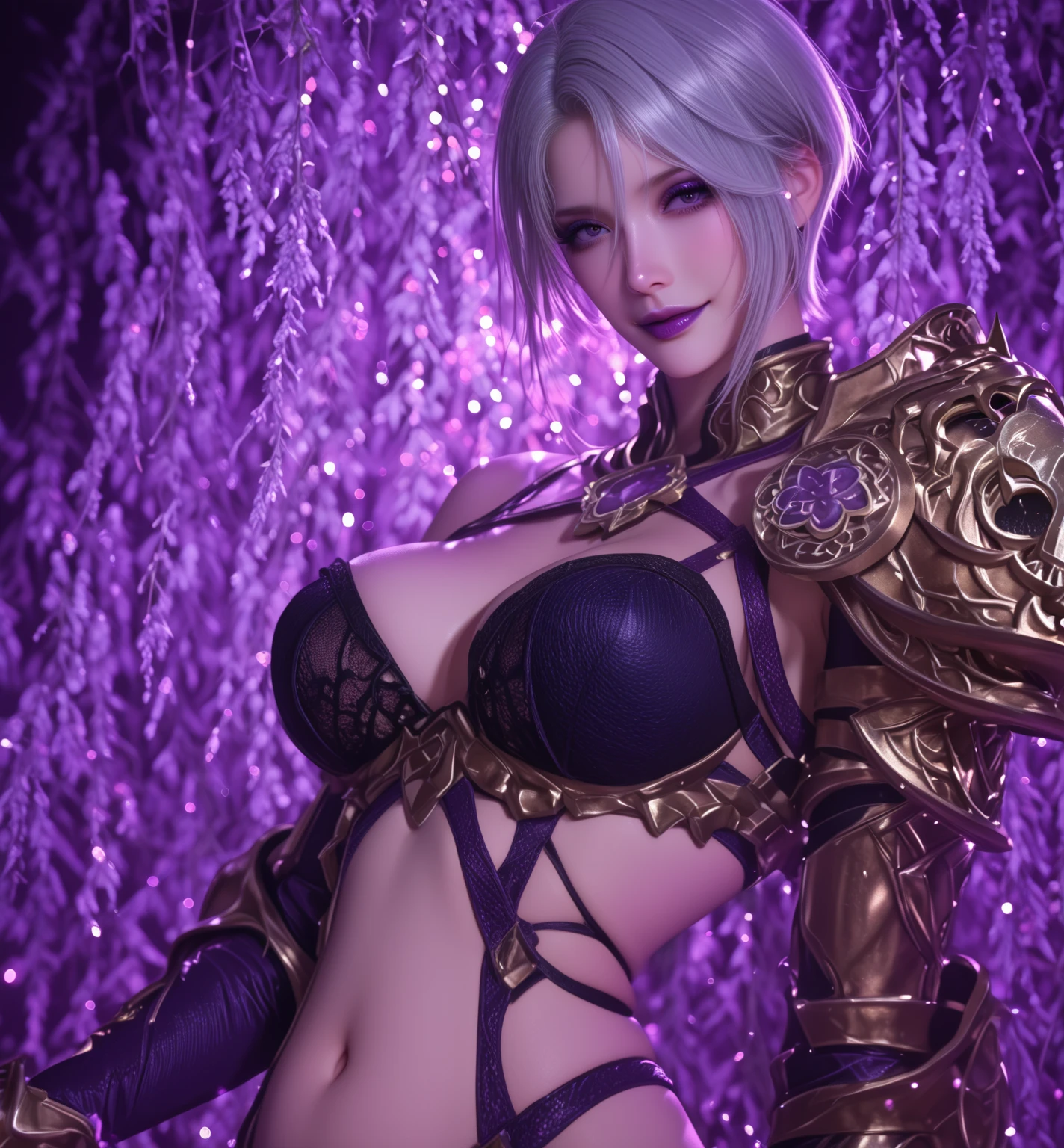 Very beautiful woman、Slender women、(Detailed I feel an incredible orgasm、A look of gasp at orgasm,Sudden orgasm、happy gasp,Orgasm and climax S.urging pleasure、Photorealistic, high resolution, 1womanl, Mature female, naked.Solo, Hips up, jewelry, Wavy hair, Long hair, ,nude.nude. Alluring expression、Bewitching nudity、Crotch opening、A fascinating Crotch opening、Spreading legs during orgasm、Undress seductively、Bewitching beauty、Bewitching pose、Active Sexy、wet pussy,wet nipple.Show pussy、Wet pussy with pleasure、Pussy squirting with orgasm,Soft Breasts、Soft boobs、pussy squirting.pussysquirting splash,wet andsplash body,Dildo,Dildo,sybian,sybian,sybian,Gaze at the viewer、Dildoが激しく振動でorgasm、orgasm、Pleasure that goes through、face)、Realistic Skin、((dark Knight)), (Deep purple:1.2)、((((Extremely detailed and intricately decorated armour:1.5))))、((Delicate photo)),(Girl Astepeace RAW Photo Details:1.25), (highest quality:1.6), (超A high resolution:1.5), (Realistic:1.75), 8K resolution, Canon EOS R5, 50mm, Absurd, Super detailed,Cinema Lighting,((Lewd Field))、((Fight))、Dark grey skirt with embellishments、Thigh-high socks、Shin Guards Multicolor Hair;1.2)、(Gradient Hair:1.2)、((Light grey hair:1.2))、((Light purple hair:1.2))、((Pixie Cut:1.2))、(I can see your abs are ripped)、Cape、Beautiful Armor、(During sexual intercourse)、Weird and ugly armor design:1.5、((((Purple Mist))))、(((Lead a large group of knights:1.2)))、Purple military flag、Tarantula-themed armor、(((Sexual intercourse scene)))、(((Purple Tarantula)))、((eye shadow))、黒い唇I feel an incredible orgasm、A look of joy at orgasm,Sudden orgasm、gaelic at orgasm,Surging pleasure、Photorealistic, high resolution, 1womanl, Mature female, naked.Solo, Hips up, jewelry, Wavy hair, Long hair, ,nude.nude. Alluring expression、Bewitching nudity、Crotch opening、A fascinating Crotch opening、Spreading legs during orgasm、Undress seductively、Bewitching beauty、Bewitching pose、Active Sexy、wet pussy,wet nipple.Show pussy、Wet pussy with pleasure、Pussy squirting with orgasm,