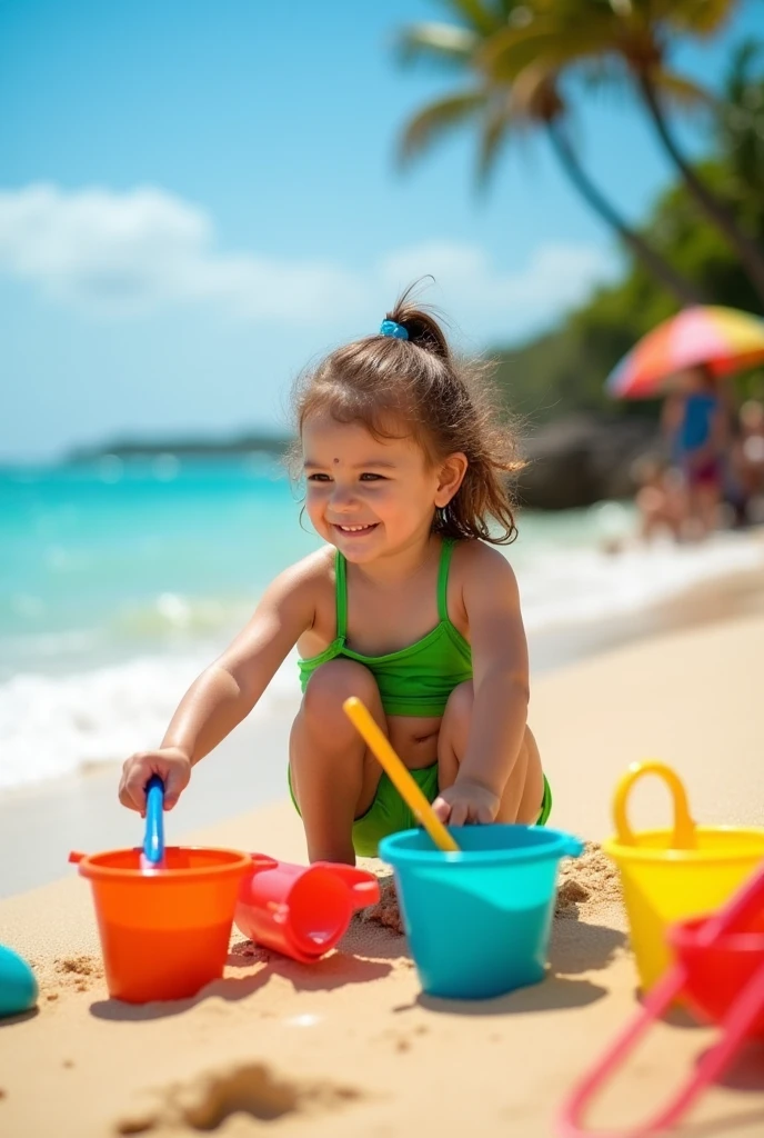 A cute teenager confined to a wheelchair, wearing a bikini and sandals