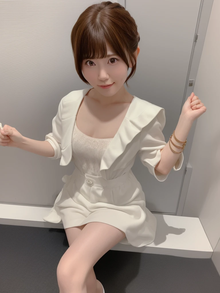 masterpiece, best quality,(realistic, photo-realistic:1.37),1girl, solo, sitting, looking at viewer, hood,kenken,