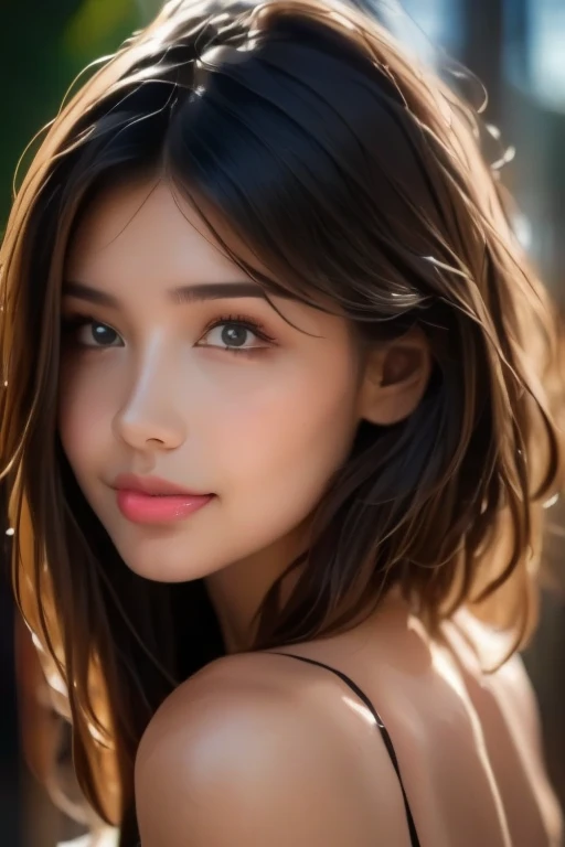 Melhor qualidade, realista, realista, extremamente detalhado, Extremamente delicado e lindo, Foto CRU, professional lighting, face lighting, profundidade de campo, single focus, ((corpo todo)), uma mulher de 20 anos, (noite, Praia, Starry sky: 1.4), Cabelo castanho, olhos castanhos, Smaller head, ((seios enormes:1.2)), (((autenticidade))), garota da moda, Olhos lindos, Rosto verdadeiro, pele verdadeira, realista face, realista Skin, olhos detalhados, detailed facial features, detailed characteristics of clothes, (obscure transparent red bra:1.3), (Penteados da moda: 1.3) dynamic poses, olhando para o espectador, rosto e peito detalhados, (pureerosface_v1:0.33), (ulzzang - 6500:0.33),