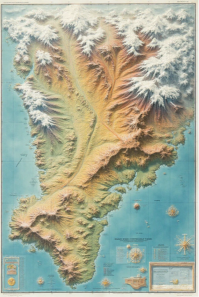 (ugly face:0.8),2heads, two-headed woman, curvy, Irish, blonde, age 29, one torso, casual Tight shorts, beautiful, happy, trileg,The background image is sea and mountain scenery.