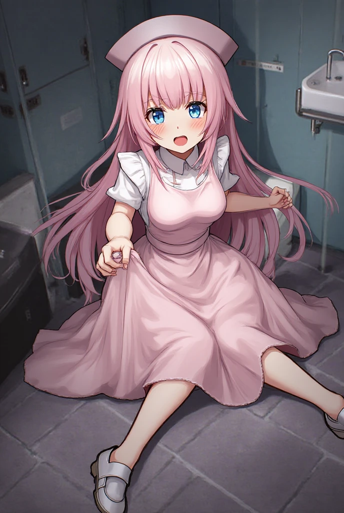 Kizi,shackle,binding,锁链,BDSM,kneeling down,leaked pee