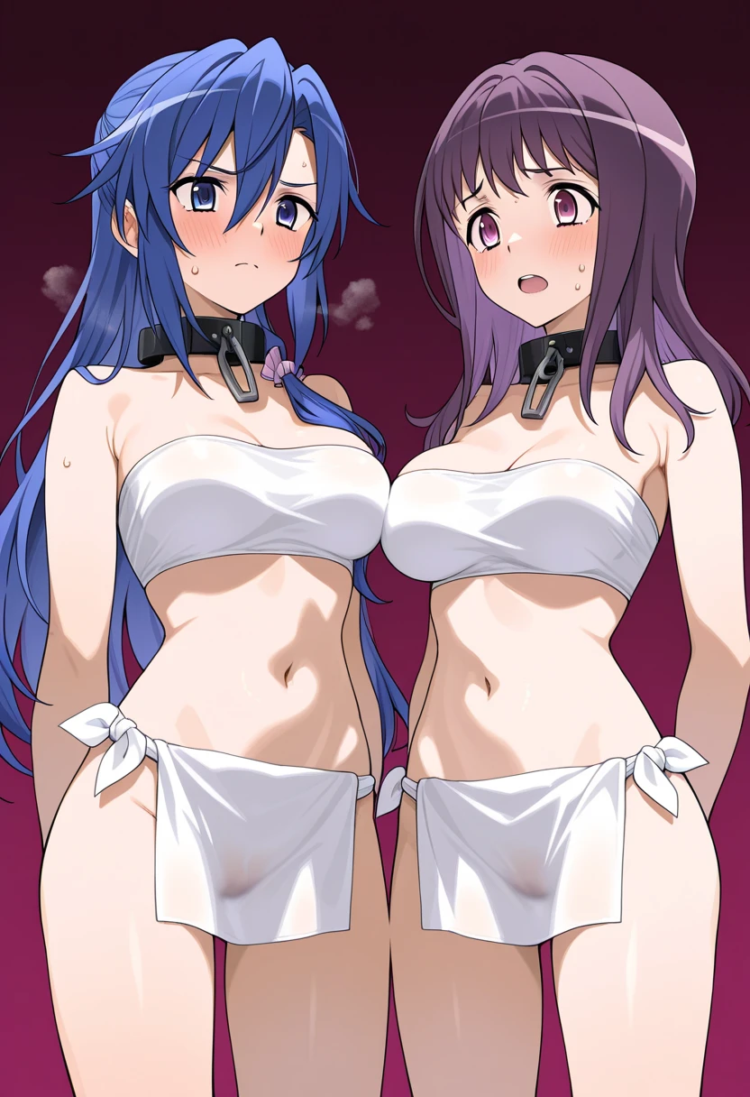 [(2 girls)] , ,hot spring,,,(Yukinoshita Yukino has medium breasts ), (Yuigahama Yui , Yuigahama Yui&big breasts) ((pussy)),(nipple),wet body,White steam,looking at the camera,look ahead,,from the front,Completely naked,Pussy cameltoe,urethra,clitoris,