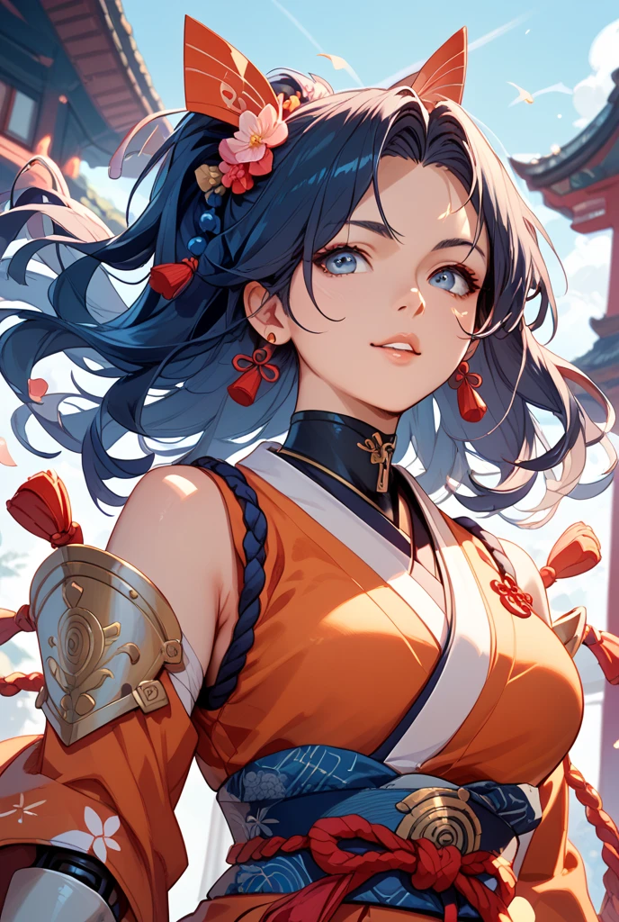 Chibi Chinoiserie Female, Teaching, Handsome hair styled as Spiky, Villaincore, Sultan Mohammed, Pixiecore, outdoors, portrait art by Joe Quesada,