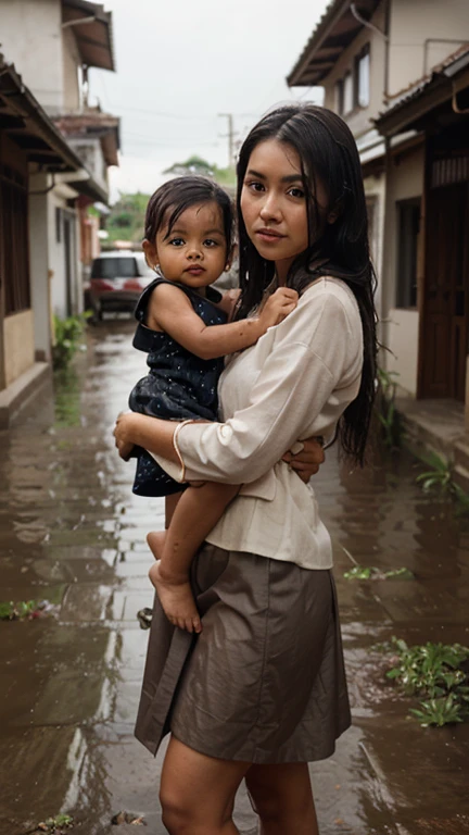 Work about a mother inspired by Cheret