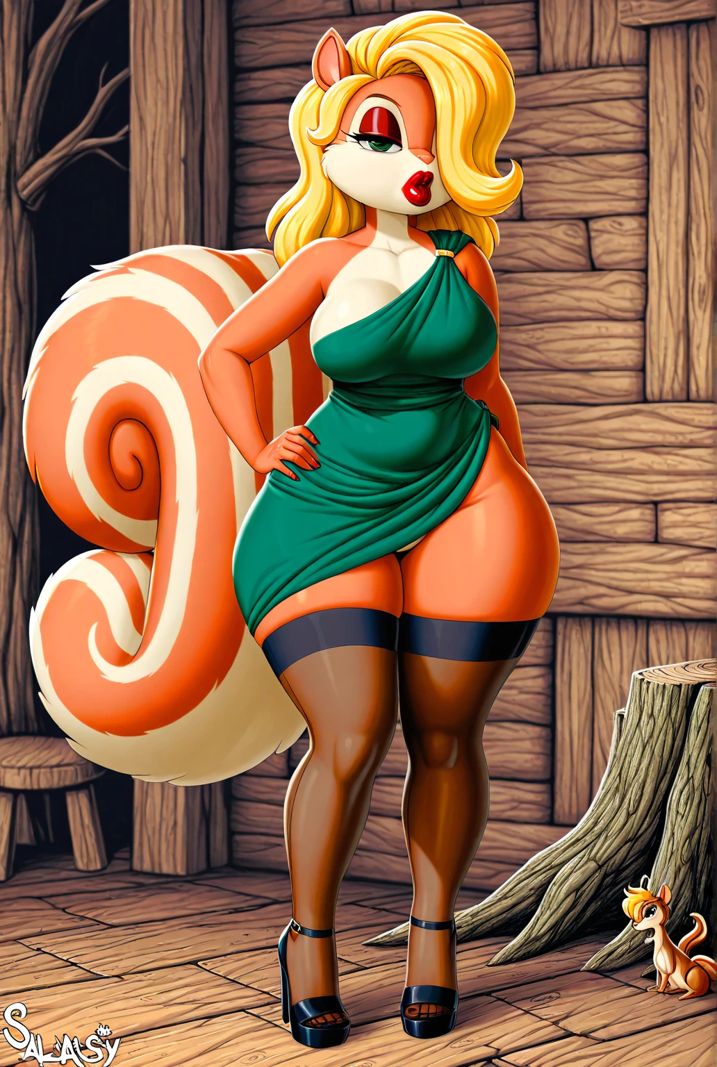 STICKER, (solid outline:1.3), (NSFW:1.2), A detailed illustration of a vivid Sexy Princess Daisy from Mario naked squatting down, bare breasts, face view, ass view, side by side, Solo Female, medium breasts, soft nipples, full cleavage, Full Body View, high heeled boots, legs wide apart, hands behind her back, vintage t-shirt design, in the style of hand drawing, 3D vector art, fantasy art, watercolour effect, Adobe Illustrator, hand-drawn, digital painting, low-poly, soft lighting, isometric style, retro aesthetic, focused on the character, 4K resolution, photo realistic rendering, using Cinema 4D,