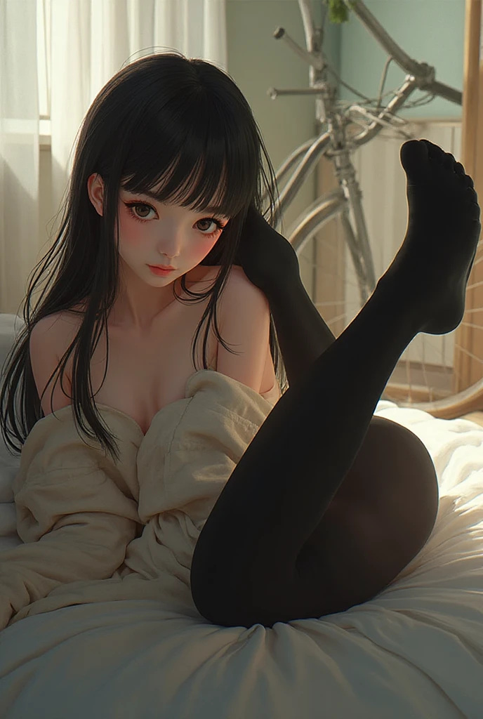 naked、Having sex、from before、Vaginal 、Lying on my bed、Back Bridge、Random Angle、ランダムなClimaxアクション、Climax、ランダムClimaxポーズ、solo、、Perfect body slim curves、28-year-old woman、lips:sexy、Hairstyle: Extra Short Hair、Translucent skin, The skin is fair and juicy,,,, (Hairstyle)Hair color:Dark brown、ランダムなHairstyleに関する情報)Expression of pleasure、blush、Wide open mouth、Watery eyes、、Kind eyes、Spread your legouth wide open、Climaxの表情、Knee-high stockings、Highest quality image
