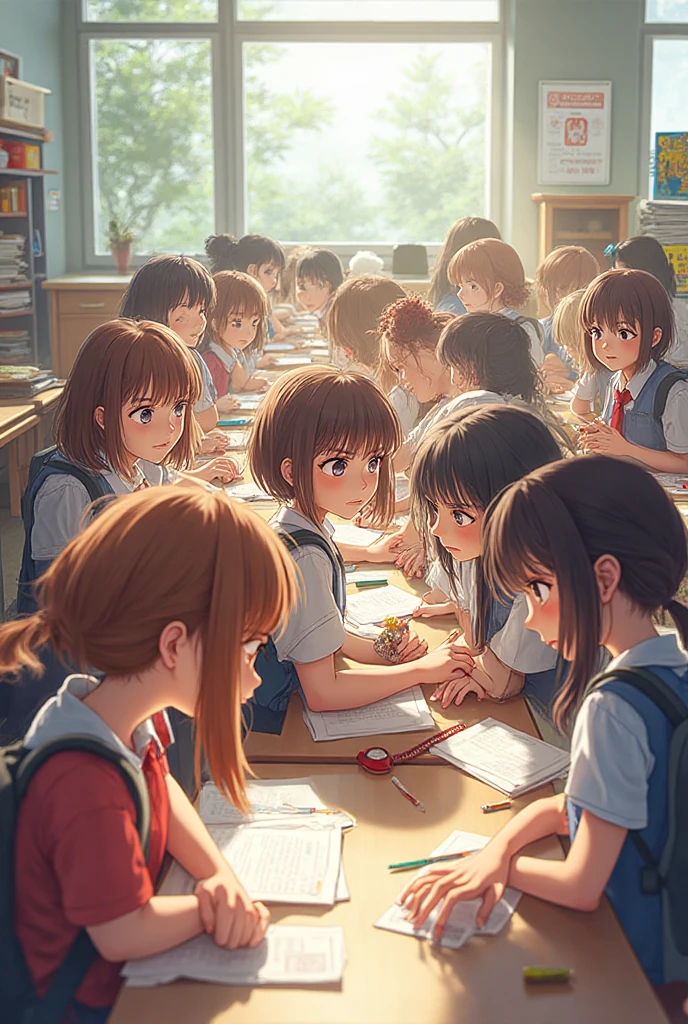 ‎Classroom、High school students、校服、schools、a couple、study and teach、a smile、after school、jpn