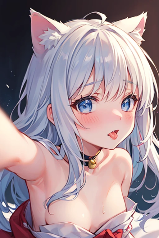 32k, An extraterrestrial lifeform steals the skin of a girl on a spaceship and takes her place, Completely naked, mature, Big Breasts, Adjusting the face, Full body image, NSFW