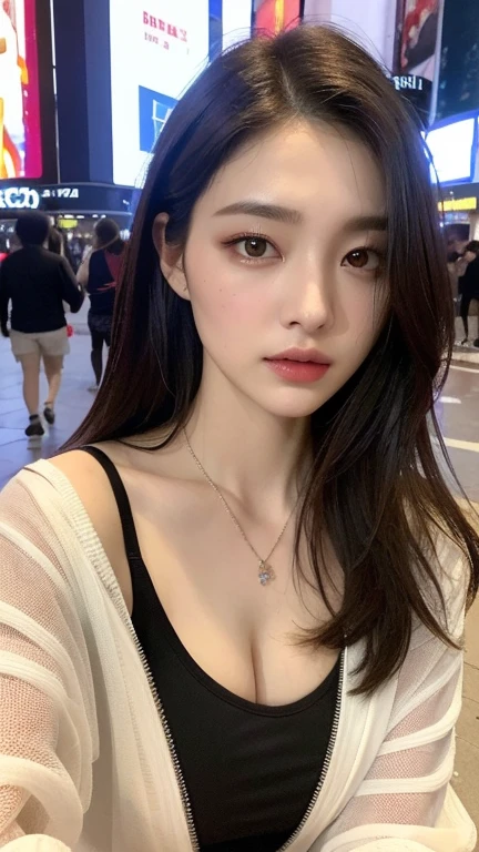 Top image quality、masterpiece、Beautuful Women、japanes、25-years old、Full body、On the train、(masutepiece:1.3)、(8K、Photorealsitic、Raw photography、top-quality:1.4)、(girl with)、Beautiful expression、(Lifelike face)、(A dark-haired、Realistic eyes beautiful details、(real looking skin)、Red bra、shiny_Hada、cleavage、absurderes、enticing、ultra res、A hyper-realistic、high detal、the golden ratio、Straight face、long、Loose perm、綺麗なjapanesの女性、(The whole body is reflected)