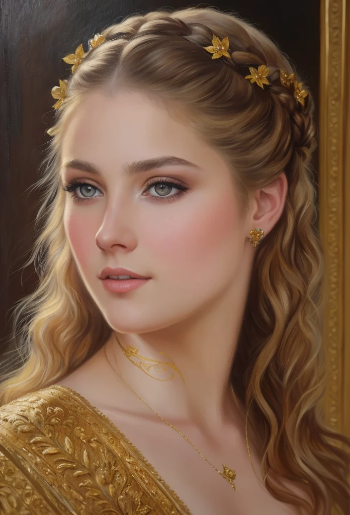Guinevere, Queen of Camelot, wife of King Arthur and lover of Lancelot. Portrait.