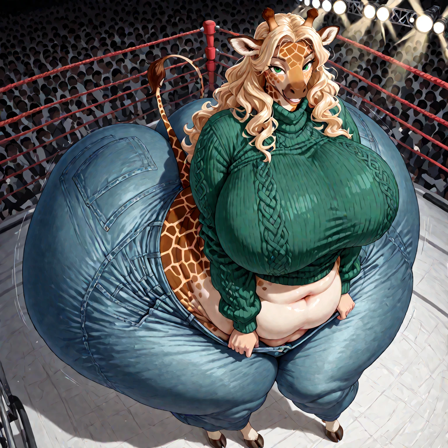 Ssbbw extremely morbidly obese solo Beth Phoenix full body alone wearing a leopard dress
