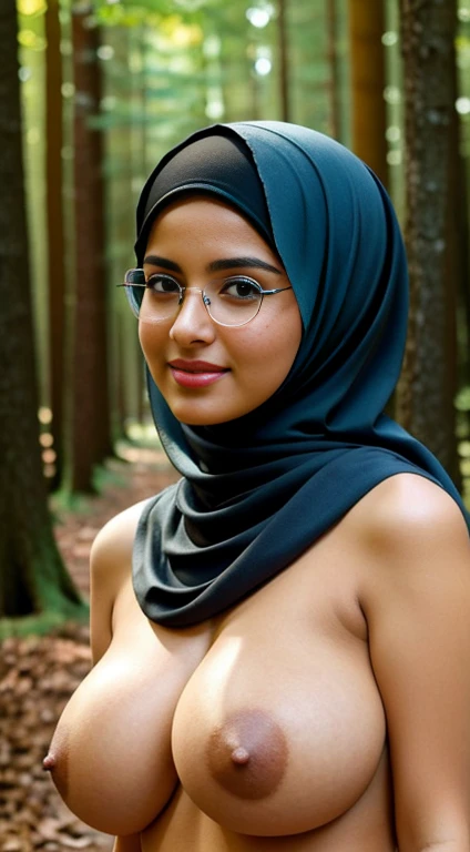 Realistic nude veil eyeglasses healthy hijab girl with topless nipple erection walking at hijab nude fashion show award, very sweaty wet and oily, small petite tits, small chest, small breast, muscle belly, hot and sexy, sharp nipples, a lot of breast milk come out from tits, breast milk, sperm in tits, sperm in breast, shine tits