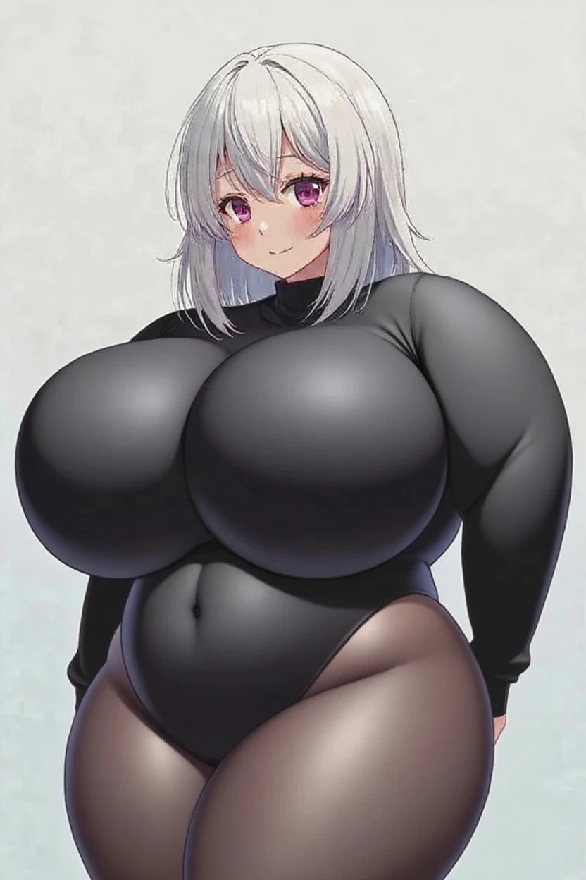 High resolution, jujutsu kaisen, Nobara Kugisaki, One Girl, ((at last))), White Hair,Green Eyes, Swollen lips,  Thick lips, Wide Hips, Thick thighs, Huge round fake breasts, Huge Butt, Sexy and flirty face, Shiny skin, Sexy Legs, Chest to chest, hoodie, Tight nipples, that&#39;why、That line, Huge breasts, Big Breasts, whole body, Butt