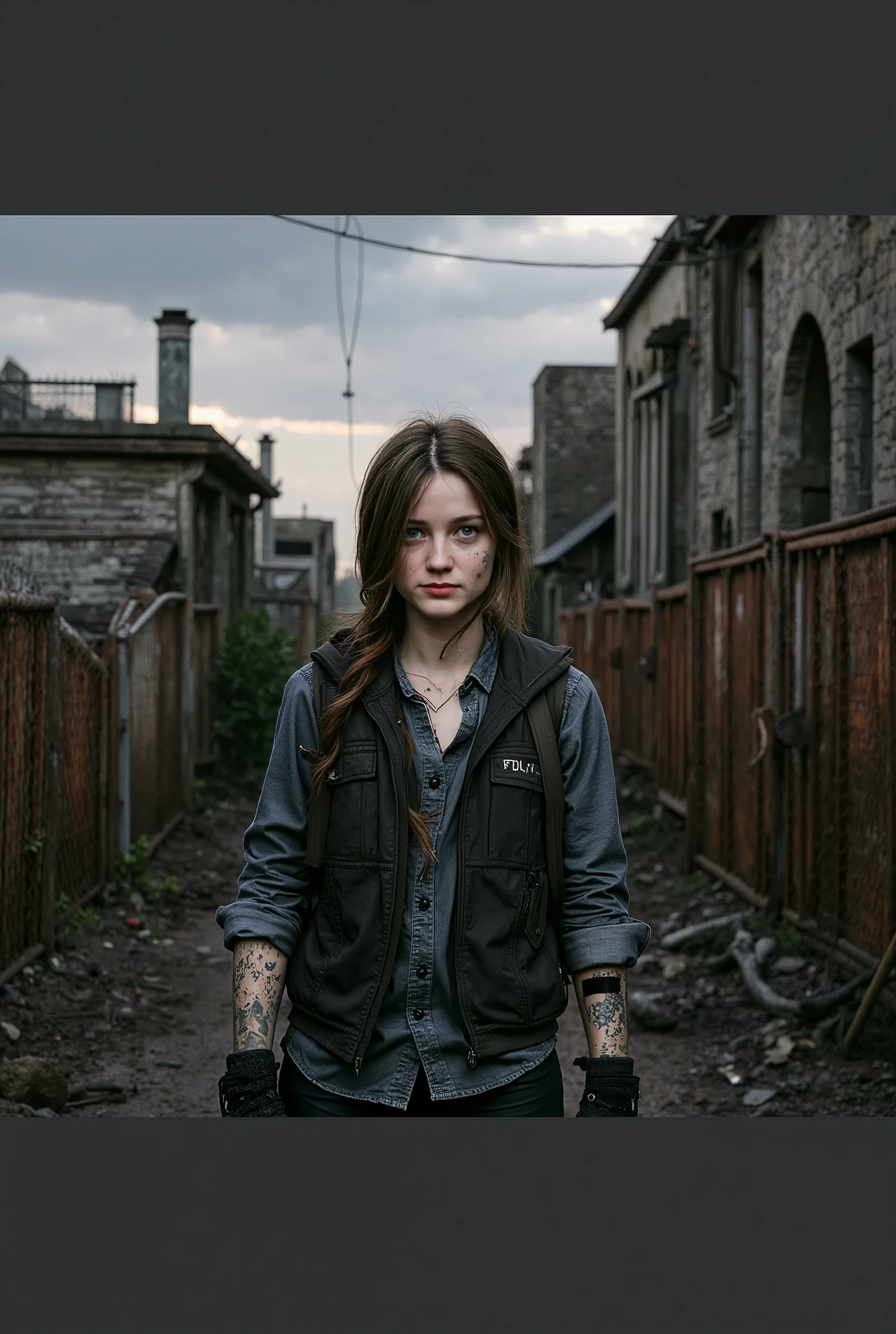 Anna Vlasova in The Last Of Us part 1 in a Quarantine Zone