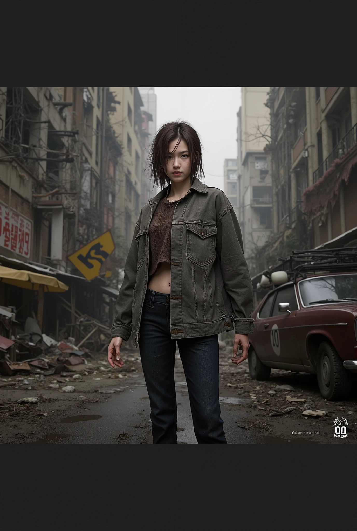 Sana girl Korean appearance in The Walking Dead Destinies