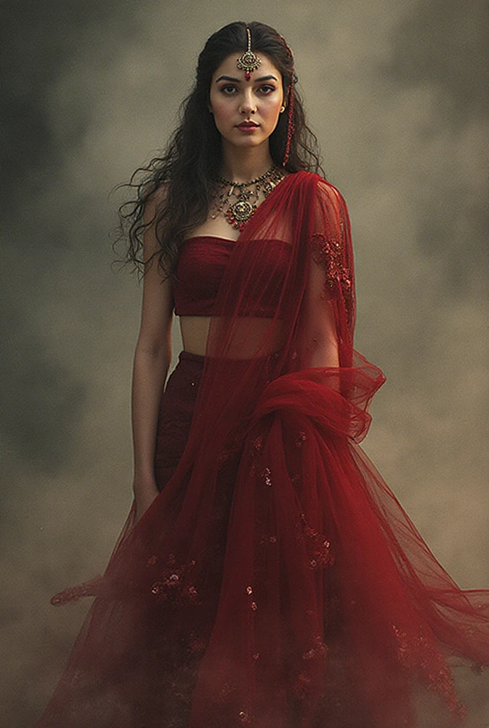 Lehenga inside hookah