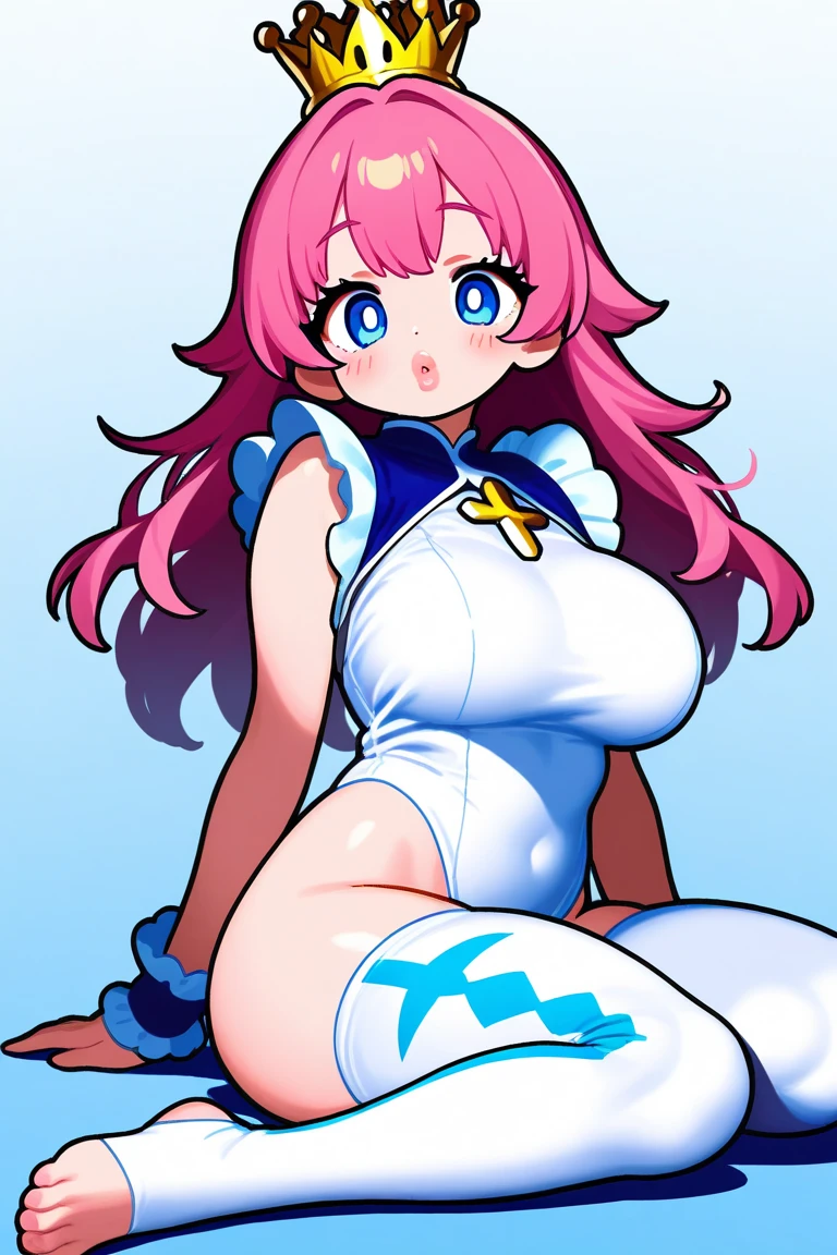 check_9, check_8_up, check_7_up, 1 girl, ((Stephanie Dolla)), Blue eyes, No game, no life, very detailed, masterpiece, cross your arms over your chest, angry, (((naked))) , Nipples,((blush)) , blush, shy, whole body ,full height, закрывать киску и Nipples рукой