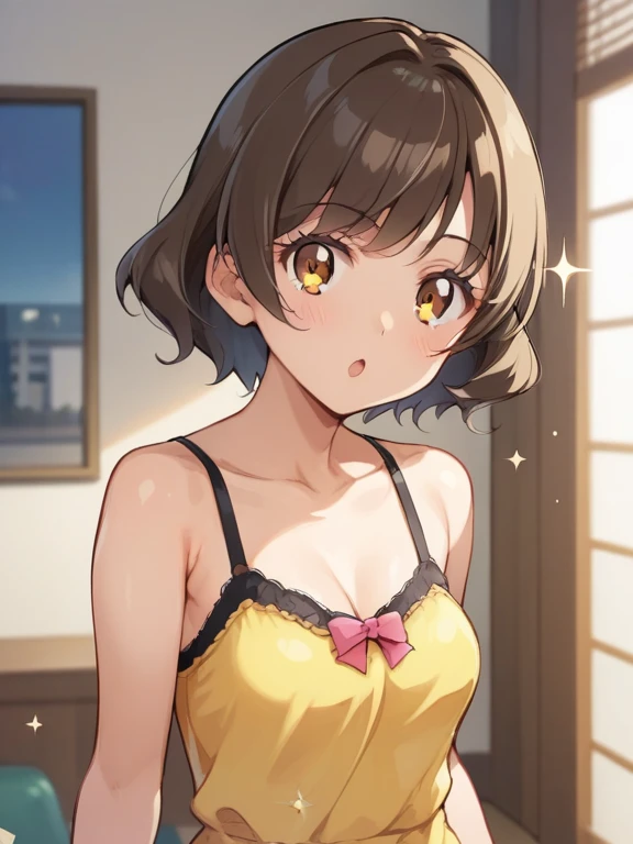 (masterpiece:2.2,4K ,8k, Highest quality, Ultra-high resolution, Super detailed),Beautiful detailed hair, Beautiful Lips,Highly detailed face, Beautiful attention to detail, Beautiful clavicle, Beautiful body, Beautiful breasts, Beautiful thighs, Beautiful feet, Beautiful fingers, Symmetrical face, Perfect Face,,( Yellow clothes and apron come off)、、(Beauty),((whole body)),noon間,Show your face, (Beautiful and detailed female genitalia), Dynamic pose、gravure、Dynamic Angle、Dramatic lighting,Cinematic、(smile:0.5,in trouble:2,Embarrassed:1.5),((Showing off female genitalia)),(((Grab clothes,Undressing))),Take off your clothes,noon,beach,(The ocean is visible from the center of the subject.),Big Breasts,(Crumble clothes),((dynamic:2)),Absurd,(pubic hair),(My hair flutters in the wind,The wind blows away clothes,The wind takes off your clothes),(Wide angle),Half naked,Nipples,Vision,plant,Hibiscus flowers fluttering,((Small clothes))