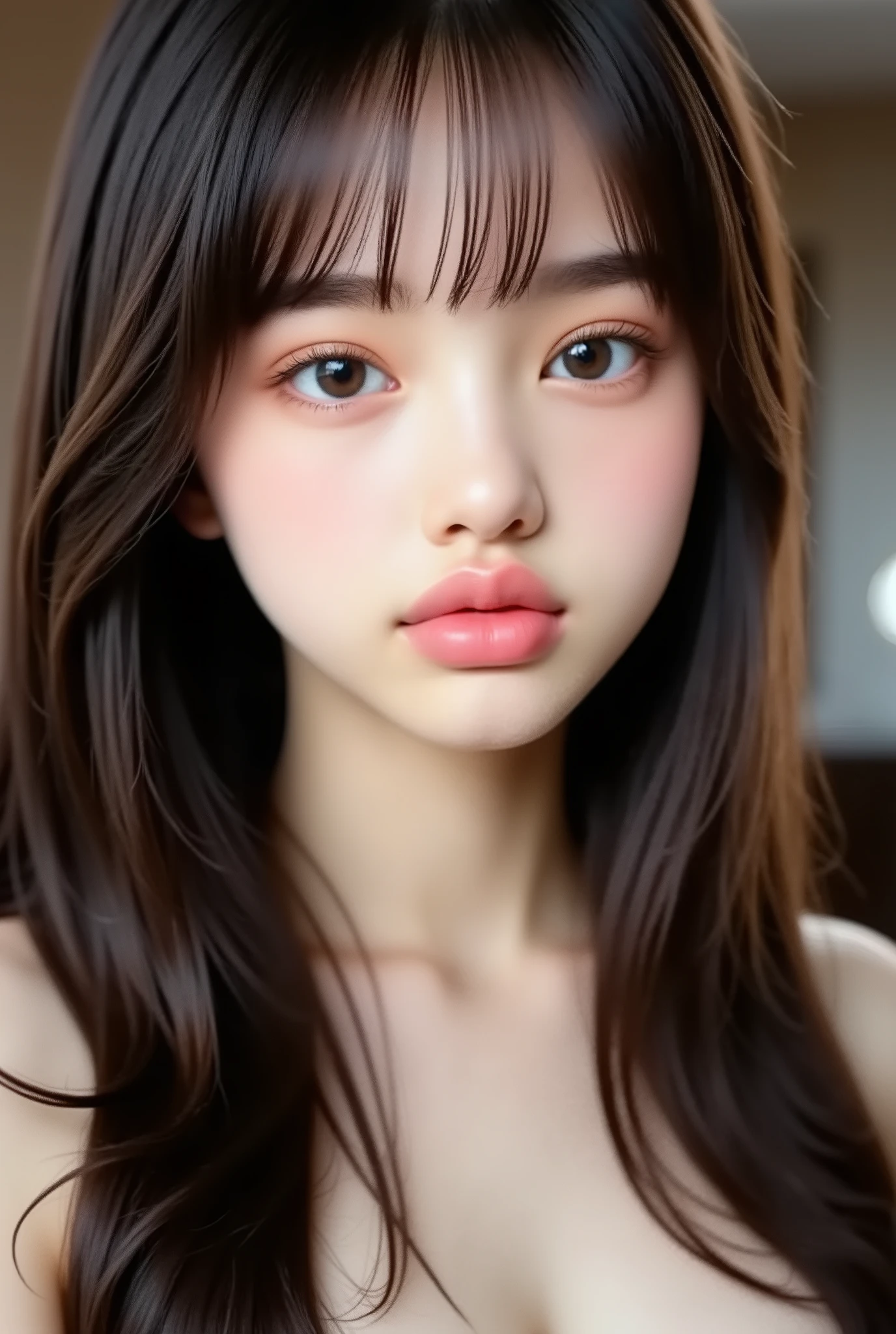 realistic , masterpiece , Highest Quality , girls , Woman , high resolution , portrait , Picture_light , {{}} , Ulchan-6500-v1 . 1:0 . 8、