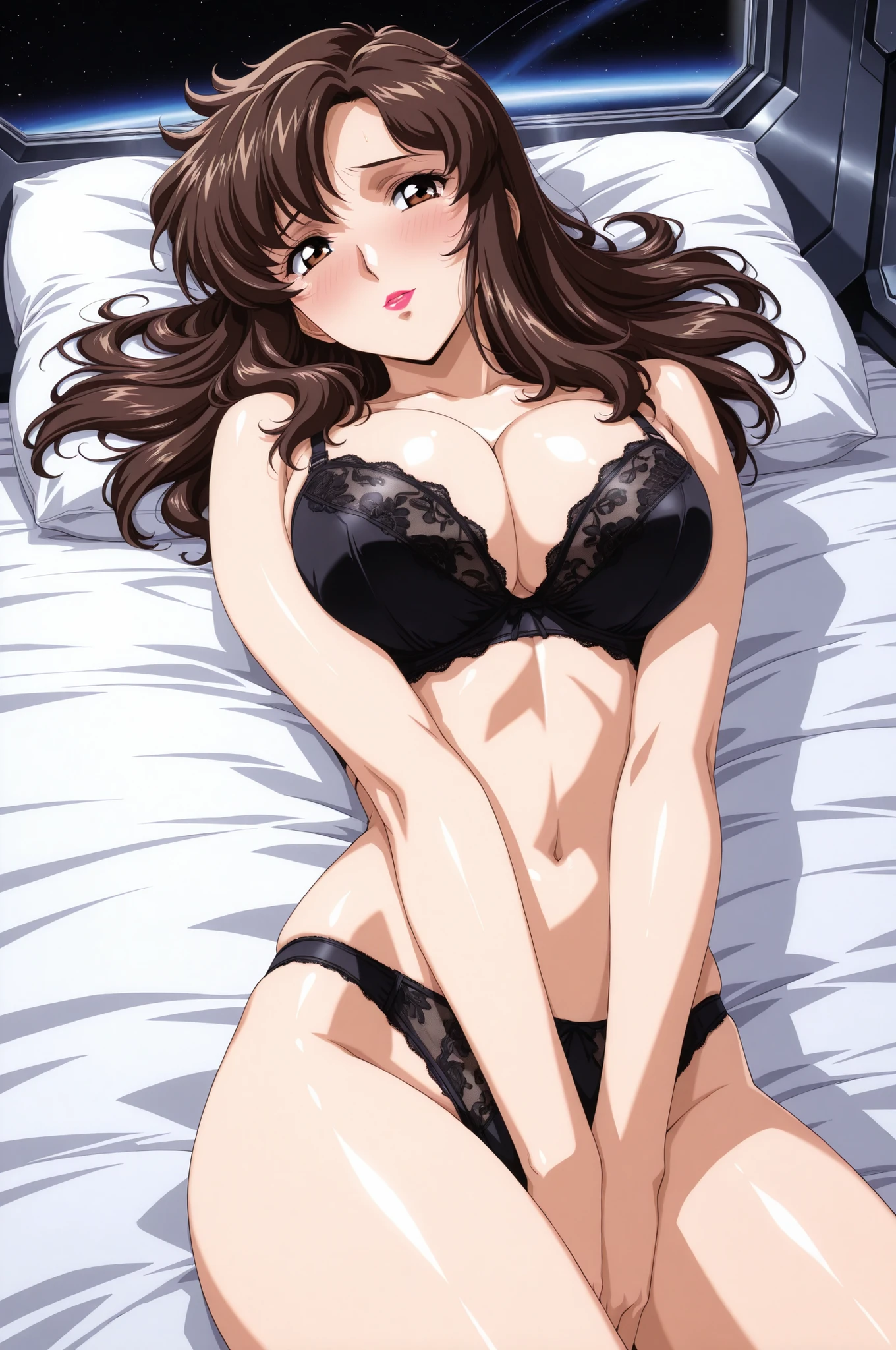 <lora:matWomen_v1:1>, 1girl, black_bra, bra, breasts, lingerie